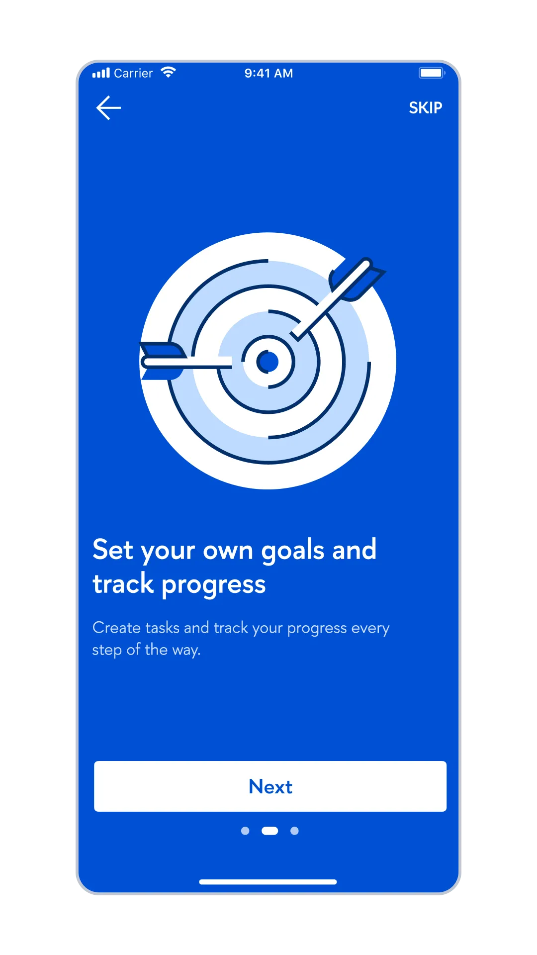 Task Tracker onboarding, image 1, slide 2