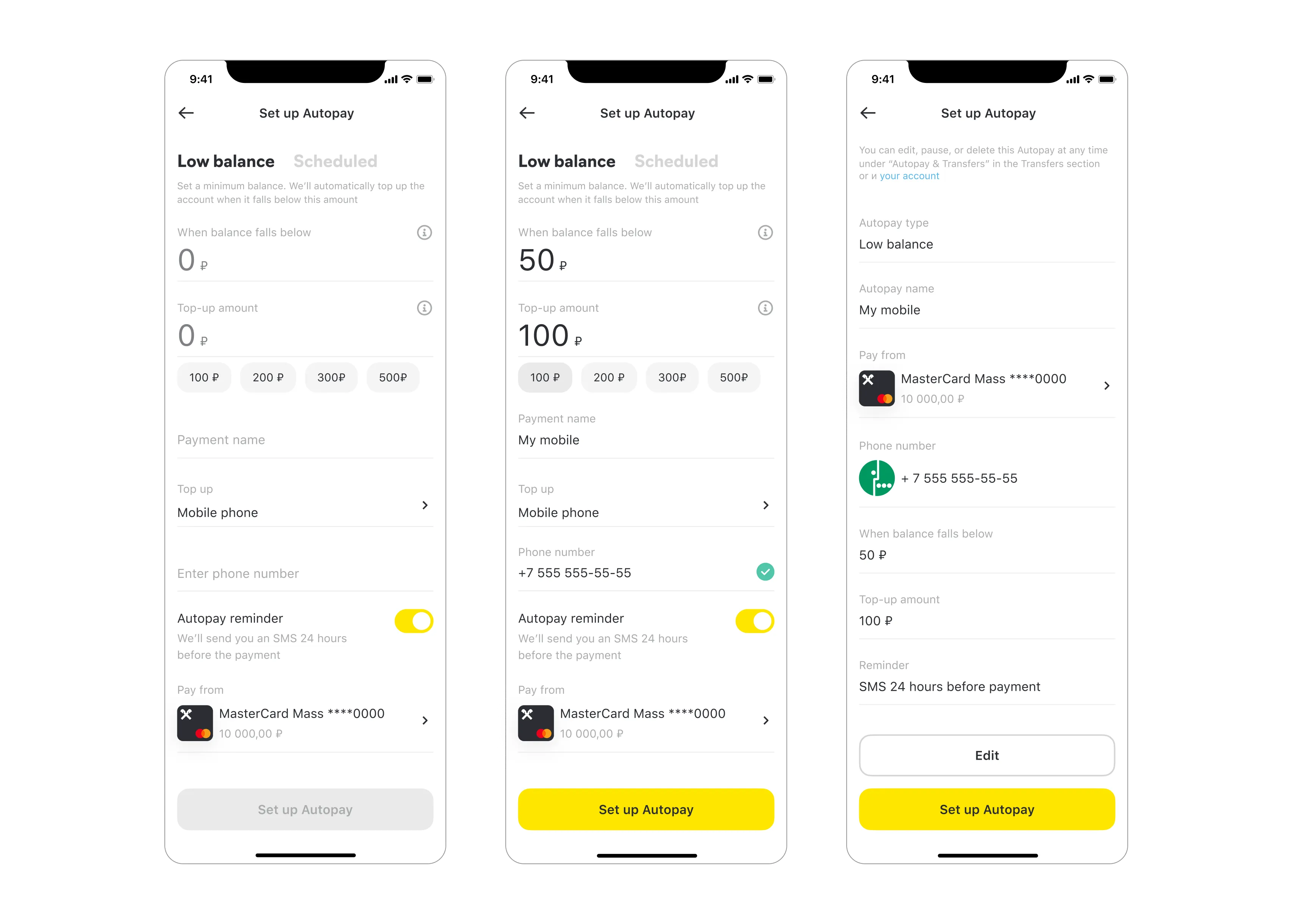 Balance-triggered automatic payment, image 1