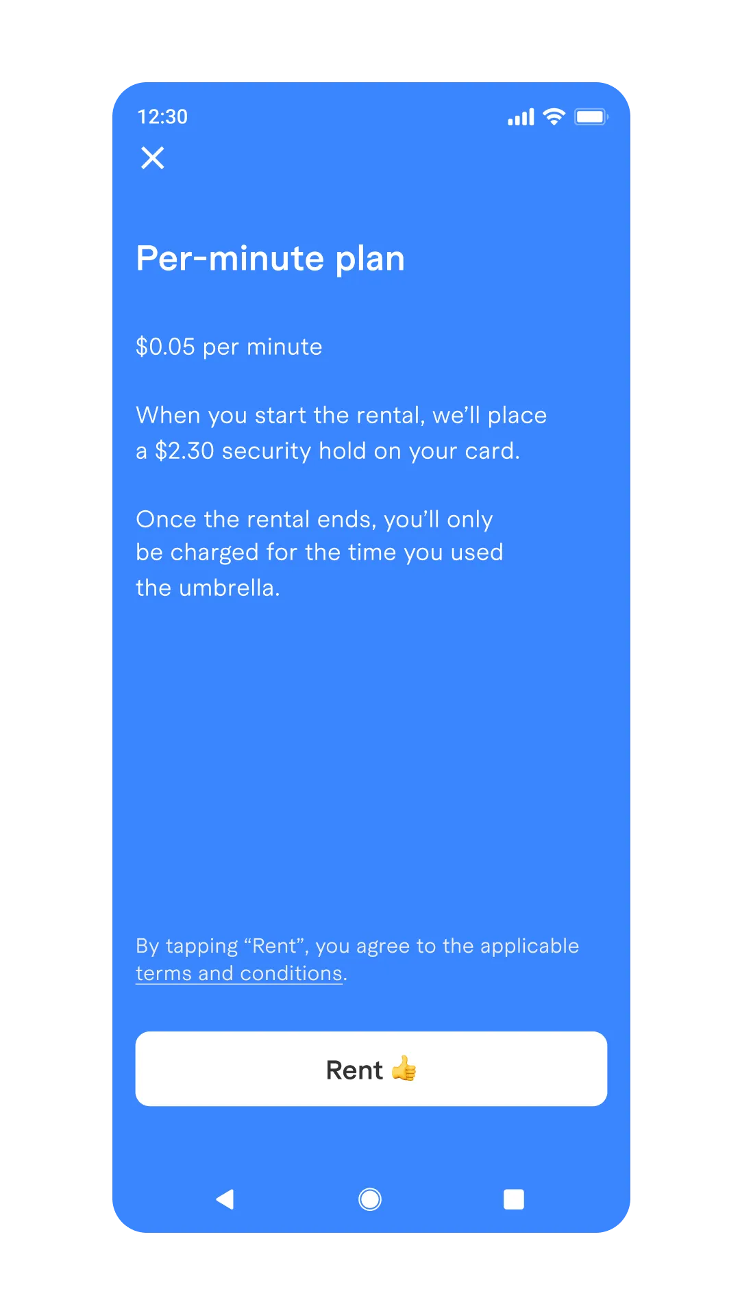 Pricing and rental terms, image 1, slide 2